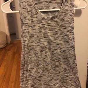 Lululemon blue/white tank top, size 4